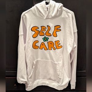 No Boundaries Self Care Mental Health Awareness Oversized Fit Sweatshirt